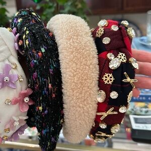Duo of Lele Sadoughi Headbands